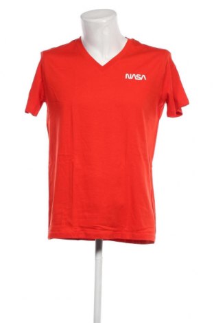 Męski T-shirt NASA, Rozmiar XL, Kolor Czerwony, Cena 50,25 zł
