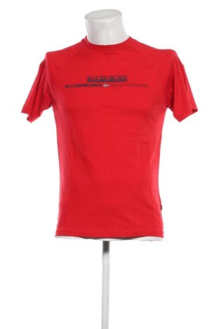 Pánske tričko  Napapijri, Veľkosť S, Farba Červená, Cena  33,30 €