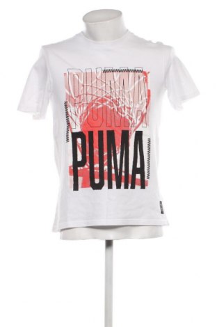 Мъжка тениска PUMA, Размер S, Цвят Бял, Цена 52,00 лв.