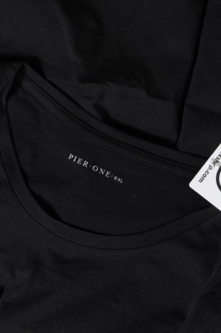 Мъжка тениска Pier One, Размер 5XL, Цвят Черен, Цена 21,00 лв.