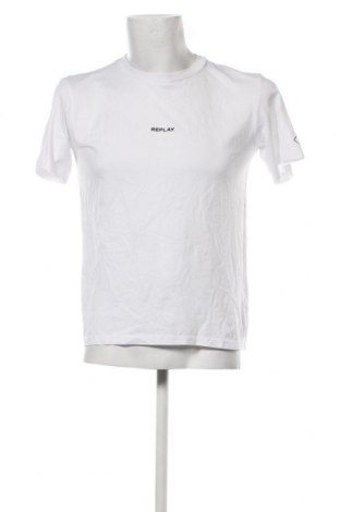 Ανδρικό t-shirt Replay, Μέγεθος M, Χρώμα Λευκό, Τιμή 35,05 €