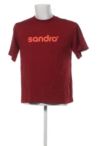 Мъжка тениска Sandro, Размер M, Цвят Червен, Цена 63,92 лв.