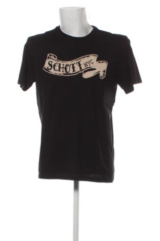 Ανδρικό t-shirt Schott, Μέγεθος XL, Χρώμα Μαύρο, Τιμή 34,00 €