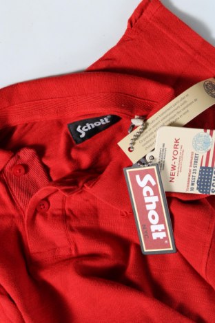 Herren T-Shirt Schott, Größe M, Farbe Rot, Preis € 25,94
