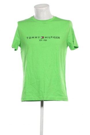 Мъжка тениска Tommy Hilfiger, Размер L, Цвят Зелен, Цена 82,00 лв.