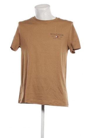 Ανδρικό t-shirt Tommy Hilfiger, Μέγεθος L, Χρώμα  Μπέζ, Τιμή 32,97 €