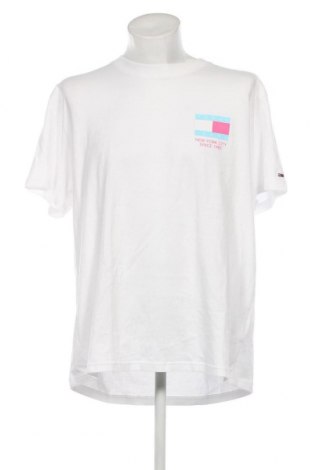 Ανδρικό t-shirt Tommy Jeans, Μέγεθος XXL, Χρώμα Λευκό, Τιμή 50,72 €