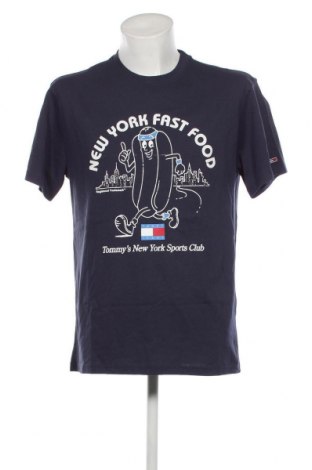 Ανδρικό t-shirt Tommy Jeans, Μέγεθος M, Χρώμα Μπλέ, Τιμή 30,43 €