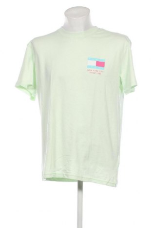 Ανδρικό t-shirt Tommy Jeans, Μέγεθος L, Χρώμα Πράσινο, Τιμή 50,72 €