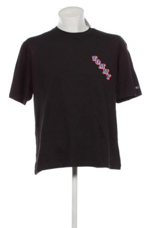 Herren T-Shirt Tommy Jeans, Größe M, Farbe Schwarz, Preis 37,09 €
