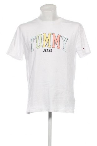 Ανδρικό t-shirt Tommy Jeans, Μέγεθος L, Χρώμα Λευκό, Τιμή 32,97 €