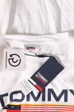 Tricou de bărbați Tommy Jeans, Mărime XXL, Culoare Alb, Preț 269,74 Lei