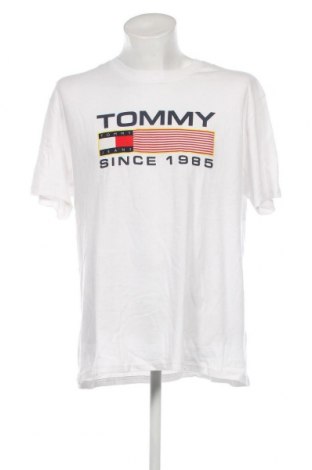 Tricou de bărbați Tommy Jeans, Mărime XXL, Culoare Alb, Preț 175,33 Lei