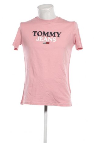Męski T-shirt Tommy Jeans, Rozmiar M, Kolor Różowy, Cena 157,37 zł