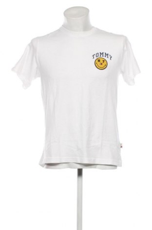 Herren T-Shirt Tommy Jeans, Größe S, Farbe Weiß, Preis 37,09 €