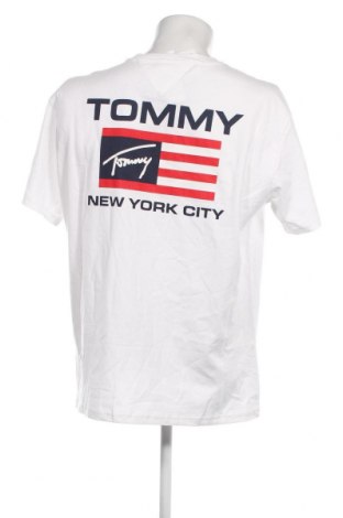 Tricou de bărbați Tommy Jeans, Mărime XL, Culoare Alb, Preț 223,68 Lei