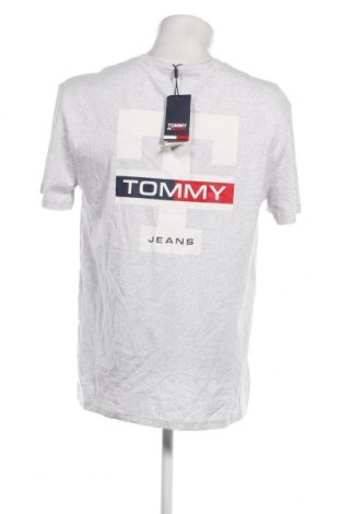 Herren T-Shirt Tommy Jeans, Größe L, Farbe Grau, Preis 35,05 €