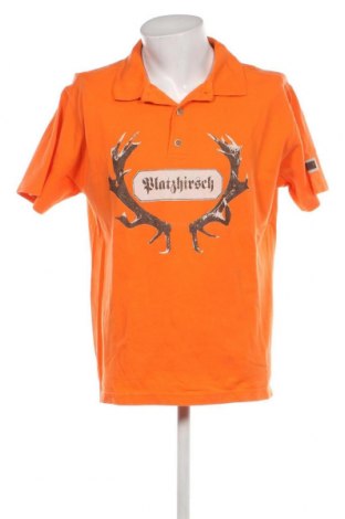 Herren T-Shirt Trachten, Größe XL, Farbe Orange, Preis € 5,99