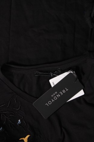 Ανδρικό t-shirt Trendyol, Μέγεθος L, Χρώμα Μαύρο, Τιμή 14,95 €