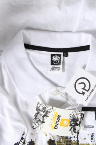 Herren T-Shirt Wrung, Größe XL, Farbe Weiß, Preis € 12,37