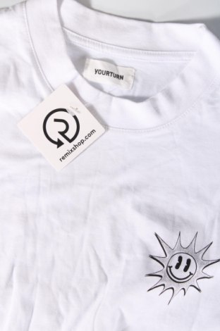 Ανδρικό t-shirt Your Turn, Μέγεθος XXS, Χρώμα Λευκό, Τιμή 14,95 €