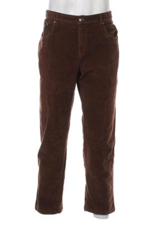 Pantaloni raiați de bărbați Eagle, Mărime XL, Culoare Maro, Preț 35,91 Lei