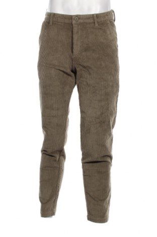 Pantaloni raiați de bărbați Jack & Jones, Mărime M, Culoare Verde, Preț 40,46 Lei