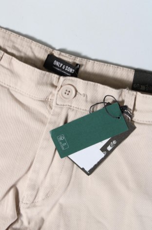 Herren Shorts Only & Sons, Größe M, Farbe Beige, Preis 20,62 €