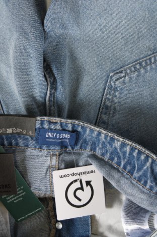 Ανδρικό κοντό παντελόνι Only & Sons, Μέγεθος S, Χρώμα Μπλέ, Τιμή 7,42 €