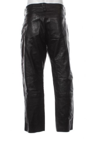 Męskie spodnie skórzane, Rozmiar XL, Kolor Czarny, Cena 195,08 zł
