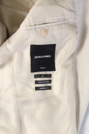 Ανδρικό κοστούμι Jack & Jones PREMIUM, Μέγεθος XL, Χρώμα  Μπέζ, Τιμή 61,71 €