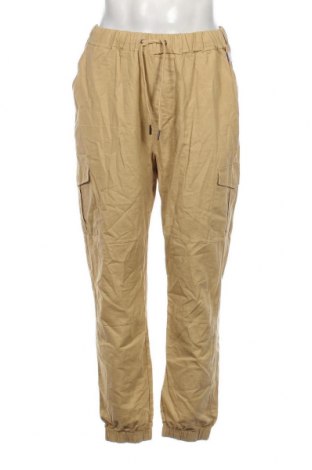 Pantaloni de bărbați, Mărime M, Culoare Galben, Preț 30,52 Lei