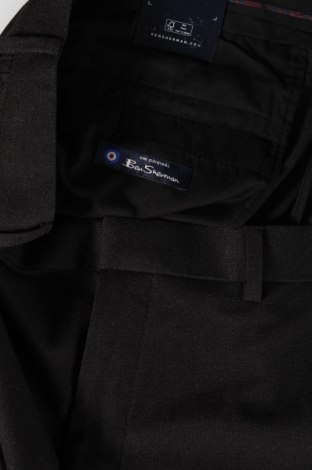 Pantaloni de bărbați Ben Sherman, Mărime L, Culoare Negru, Preț 69,47 Lei