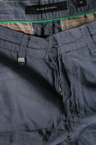 Pantaloni de bărbați Benson & Cherry, Mărime M, Culoare Albastru, Preț 23,85 Lei