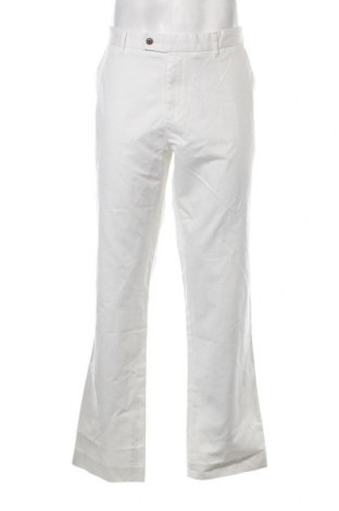 Pantaloni de bărbați Charles Tyrwhitt, Mărime XL, Culoare Alb, Preț 33,29 Lei