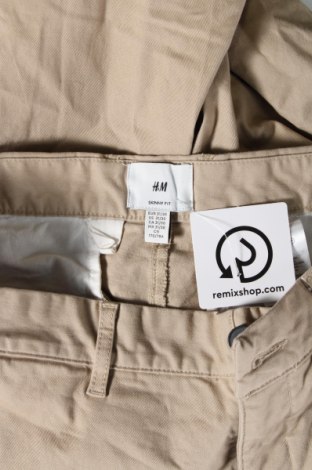 Мъжки панталон H&M, Размер M, Цвят Бежов, Цена 6,96 лв.