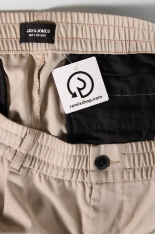 Pantaloni de bărbați Jack & Jones, Mărime L, Culoare Bej, Preț 67,44 Lei