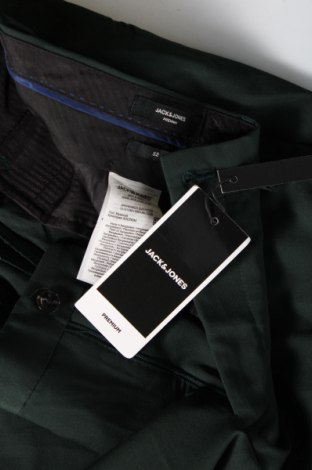 Ανδρικό παντελόνι Jack & Jones PREMIUM, Μέγεθος L, Χρώμα Πράσινο, Τιμή 42,27 €