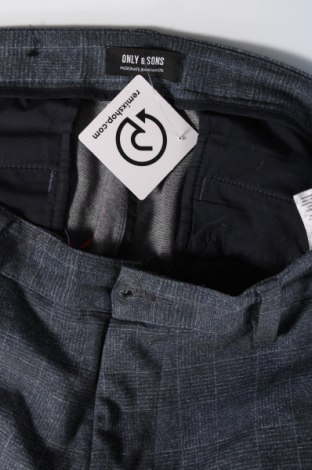 Pantaloni de bărbați Only & Sons, Mărime XL, Culoare Albastru, Preț 151,32 Lei
