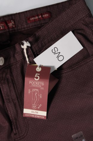 Мъжки панталон Oviesse, Размер M, Цвят Червен, Цена 46,00 лв.