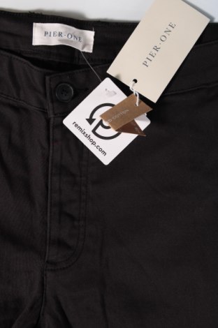 Ανδρικό παντελόνι Pier One, Μέγεθος L, Χρώμα Μαύρο, Τιμή 12,80 €
