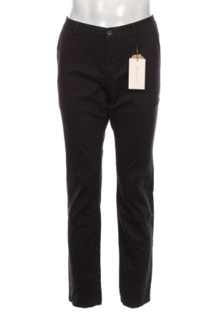 Мъжки панталон Pier One, Размер L, Цвят Черен, Цена 21,16 лв.
