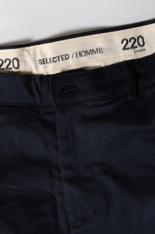Мъжки панталон Selected Homme, Размер L, Цвят Син, Цена 15,20 лв.