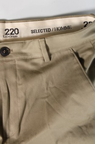 Pantaloni de bărbați Selected Homme, Mărime M, Culoare Verde, Preț 312,50 Lei
