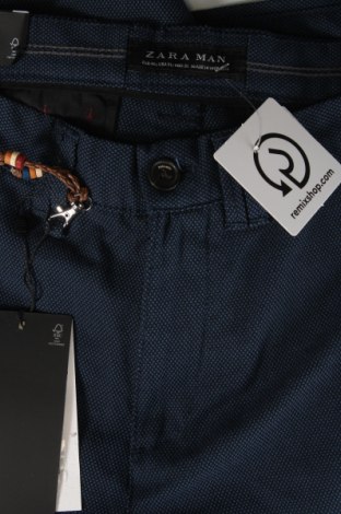 Pantaloni de bărbați Zara Man, Mărime S, Culoare Albastru, Preț 34,50 Lei