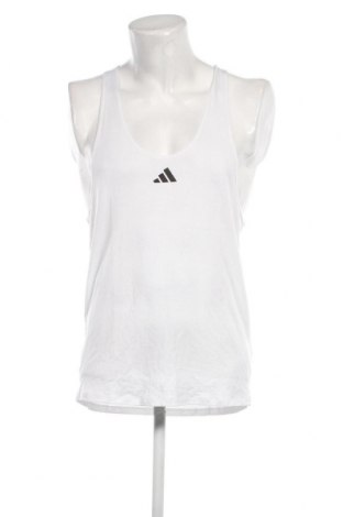 Herren Tanktop Adidas, Größe M, Farbe Weiß, Preis 28,41 €