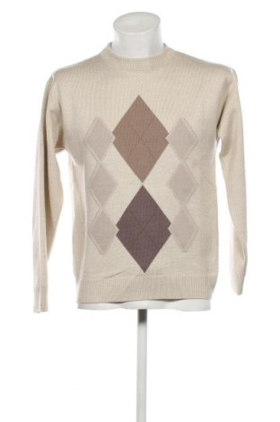 Ανδρικό πουλόβερ, Μέγεθος L, Χρώμα  Μπέζ, Τιμή 4,60 €