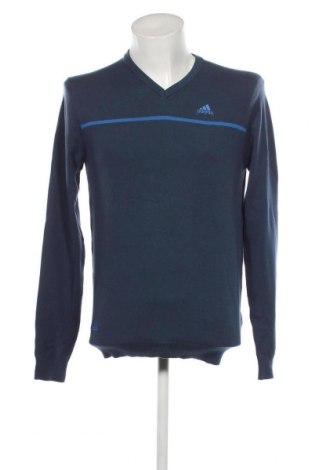 Мъжки пуловер Adidas, Размер S, Цвят Син, Цена 25,02 лв.