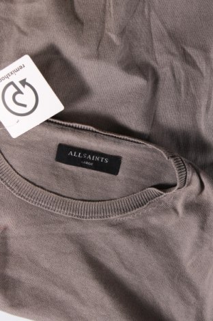 Мъжки пуловер AllSaints, Размер L, Цвят Сив, Цена 68,00 лв.