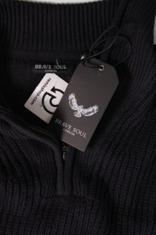 Мъжки пуловер Brave Soul, Размер M, Цвят Син, Цена 18,72 лв.